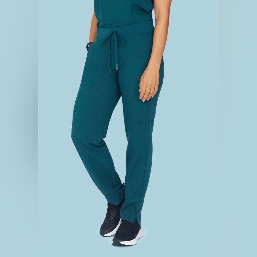 Mandala 9 Pocket Scrub Pants Carribean Blue Large